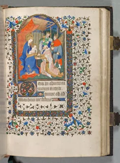 Active C Prints: Book of Hours (Use of Paris): Fol. 67r, Adoration of the Magi, c