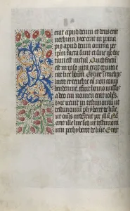 Book of Hours (Use of Rouen): fol. 13v, c. 1470. Creator: Master of the Geneva Latini (French