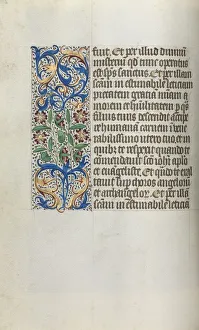 Book of Hours (Use of Rouen): fol. 19v, c. 1470. Creator: Master of the Geneva Latini (French