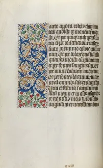 Book of Hours (Use of Rouen): fol. 20v, c. 1470. Creator: Master of the Geneva Latini (French