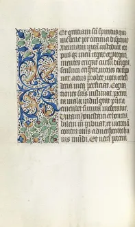 Book of Hours (Use of Rouen): fol. 21v, c. 1470. Creator: Master of the Geneva Latini (French