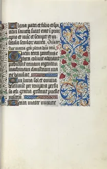 Book of Hours (Use of Rouen): fol. 30r, c. 1470. Creator: Master of the Geneva Latini (French