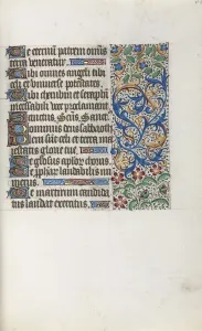 Book of Hours (Use of Rouen): fol. 37r, c. 1470. Creator: Master of the Geneva Latini (French