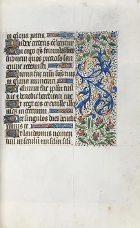 Book of Hours (Use of Rouen): fol. 38v, c. 1470. Creator: Master of the Geneva Latini (French