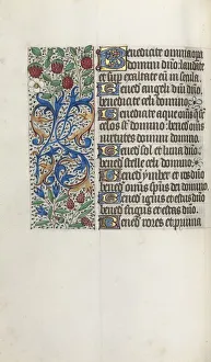 Book of Hours (Use of Rouen): fol. 41v, c. 1470. Creator: Master of the Geneva Latini (French
