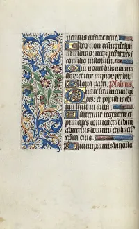 Book of Hours (Use of Rouen): fol. 57v, c. 1470. Creator: Master of the Geneva Latini (French