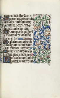 Book of Hours (Use of Rouen): fol. 60r, c. 1470. Creator: Master of the Geneva Latini (French