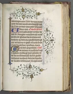 Binding Gallery: Book of Hours (Use of Utrecht): fol. 175r, Text, c