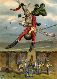 Artilleryman Prints: Book illustration, 1896. Artist: Franz Gottfried