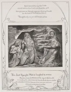 The Book of Job: Pl. 10, The just upright man is laughted to scorn, 1825. Creator