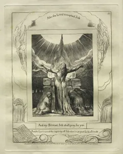 1757 1827 Prints: The Book of Job: Pl. 18, And my Servant Job shall pray for you