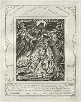 The Book of Job: Pl. 3, Thy Sons and thy Daughters were eating and drinking Wine