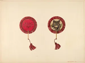 Bookmark Prints: Book Mark & Birthday Wish, 1938. Creator: J. Howard Iams