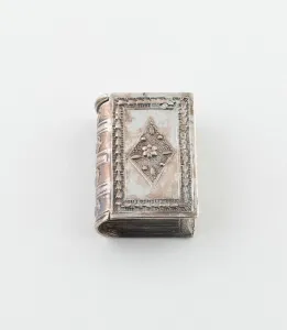 Book-Shaped Match Safe, Netherlands, c. 1880. Creator: Unknown
