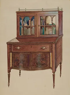 Bookcase, 1935 / 1942. Creator: Unknown