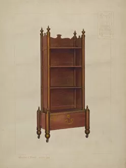 Bookcase, c. 1938. Creator: Vincent P. Rosel