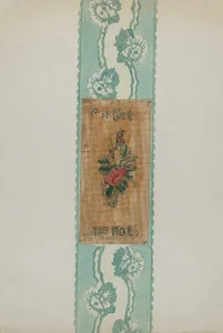 Ellen Duncan Gallery: Bookmark, c. 1936. Creator: Ellen Duncan