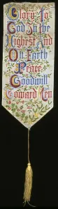 Bookmark with Tassel, Coventry, 19th century. Creator: Thomas Stevens