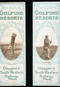 Bookmark Prints: Bookmarks issued by the Glasgow & South Western Railway, c1900