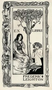 A Bookplate, 1894, (1894). Artist: Robert Anning Bell
