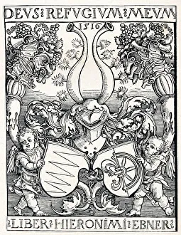 The Bookplate of Jerome Ebner, 1516 (1906). Artist: Albrecht Durer