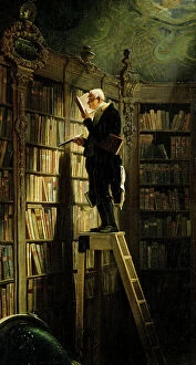Biedermeier Collection: The Bookworm, 1850