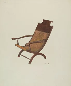 Boot-jack Chair, c. 1941. Creator: John Lang