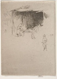 Booth at a Fair. Creator: James McNeill Whistler (American, 1834-1903)