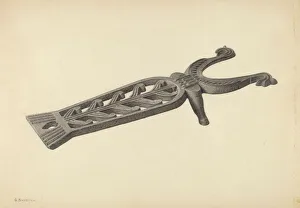 Iron Collection: Bootjack, c. 1939. Creator: Gordon Sanborn