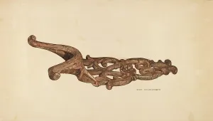 Bootjack Prints: Bootjack, c. 1940. Creator: Doris Hollingsworth