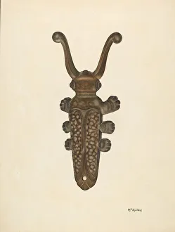 Mcauley William Prints: Bootjack, c. 1940. Creator: William McAuley