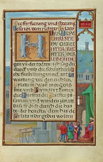 Simon Benig Prints: Border with a Captured Prophet before a Prince or King