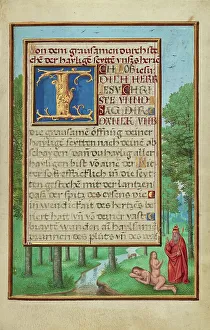 Simon Benig Prints: Border with the Creation of Eve; Prayer Book of Cardinal Albrecht of Brandenburg