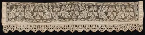 Border with Crowned and Double-Headed Birds, 18th-19th century. Creator: Unknown Border with Crowned and Double-Headed Birds, 18th-19th century. Creator: Unknown