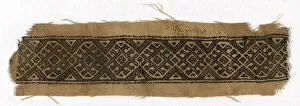 Mameluke Collection: Border, Egypt, Mamluk period (1250-1517), 13th / 14th century. Creator: Unknown
