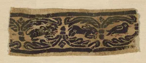 Border, Egypt, Roman period (30 B. C. - 641 A. D. ), 4th / 6th century. Creator: Unknown