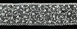 Lacemaking Prints: Border, Europe, c. 1700. Creator: Unknown