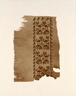 Key Pattern Prints: Border Fragment, Peru, A. D. 1000 / 1476. Creator: Unknown