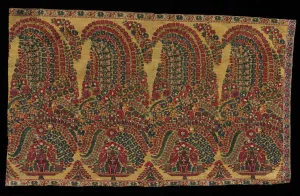 Early 19th Century Prints: Border Fragment of a Shawl, early 1800s. Creator: Unknown
