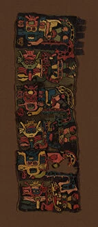 Border Fragments, Peru, 100 B.C. / A.D. 200. Creator: Unknown
