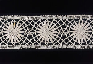 Linen Collection: Border, France, 1875 / 1900 (based on a 17th century design). Creator: Unknown