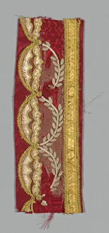 Appliqu And Xe9 Prints: Border, France, c. 1810. Creator: Unknown