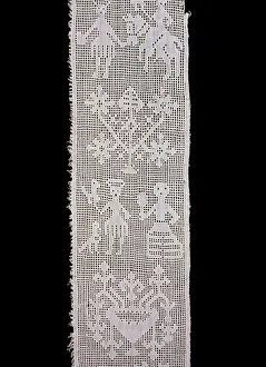 Plain Weave Prints: Border (From a Cover), Italy, Probably 1650 / 1700. Creator: Unknown