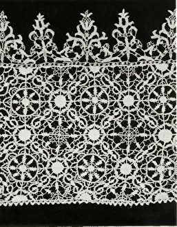 Border (From a Table Cover), Italy, c. 1600. Creator: Unknown