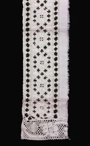 Border, Italy, 1575 / 1625 (straight lace: 1701 / 50). Creator: Unknown