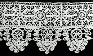 Repetition Prints: Border, Italy, 1601 / 25 (needlelace); 1625 / 50 (points). Creator: Unknown
