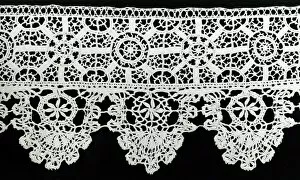 Repetition Gallery: Border, Italy, 1601 / 25 (needlelace); 1625 / 50 (points). Creator: Unknown
