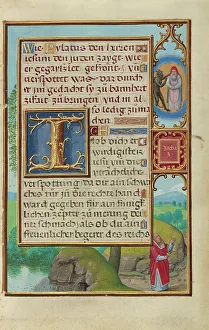 Simon Benig Prints: Border with Zechariah's Vision of the High Priest and the Devil
