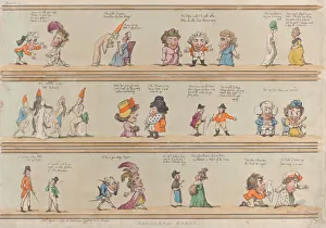 Woodward Prints: Borders for Rooms, Plate 4, April 1, 1799. April 1, 1799. Creator: Thomas Rowlandson