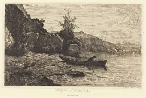 Beached Prints: Bords du lac du Bourget, 1866. Creator: Adolphe Appian